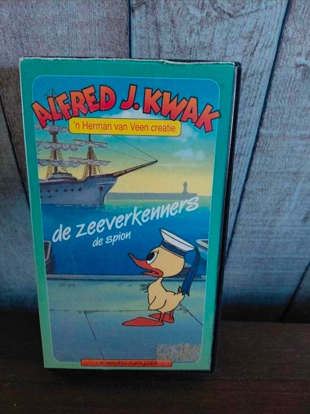 Alfred J. Kwak de zeeverkenners videoband. KIDSTUFF, Ophalen of Verzenden, Gebruikt, Tekenfilm, VHS