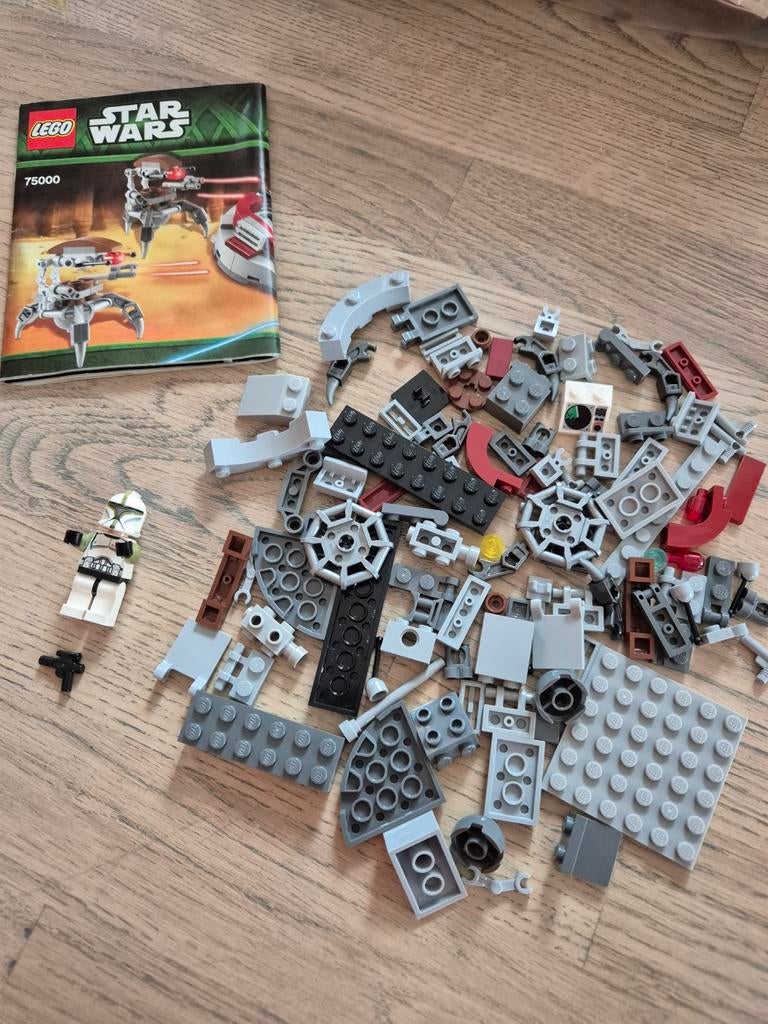 Lego Star Wars 75000 Clones vs Droidekas, Ophalen of Verzenden, Zo goed als nieuw, Complete set, Lego