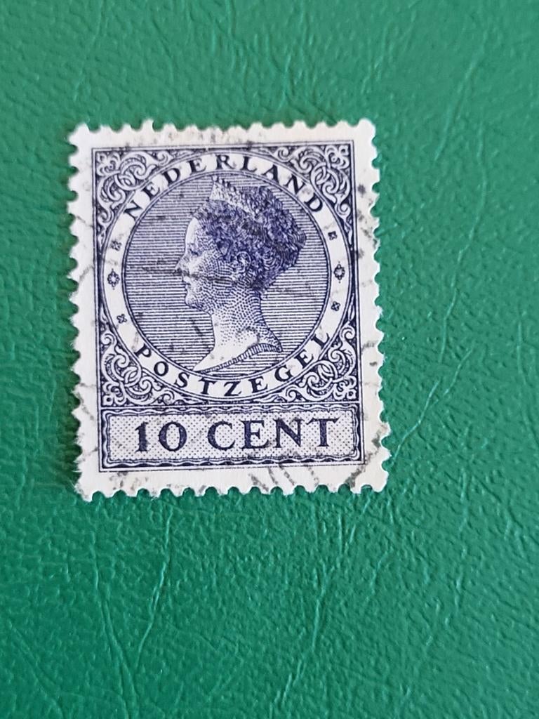 Postzegel Koningin Wilhelmina 10 cent (1926-1939), Postzegels en Munten, Postzegels | Nederland, Ophalen of Verzenden, T/m 1940