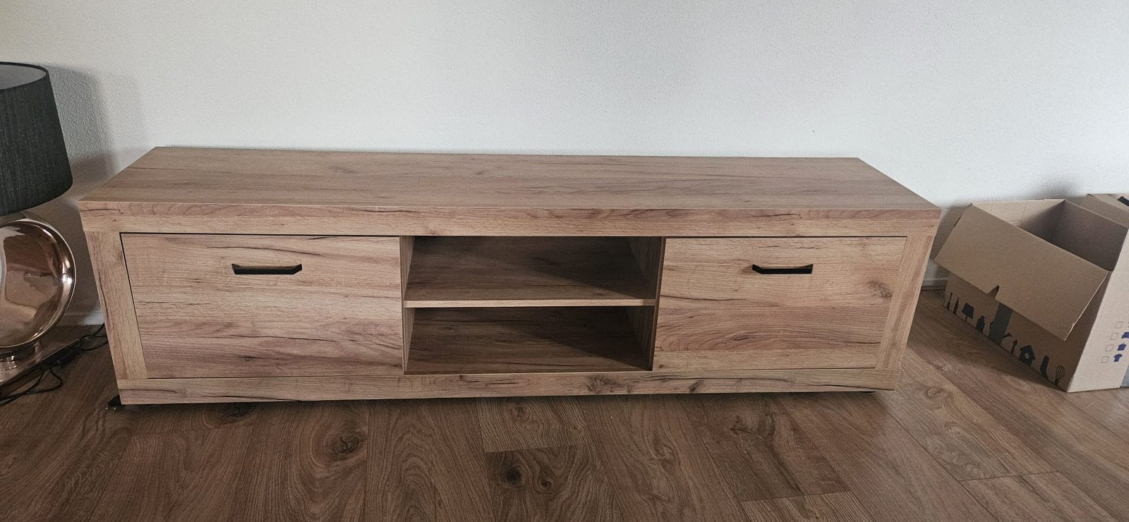 houten Tv kast, Ophalen, 150 tot 200 cm, Zo goed als nieuw, Minder dan 100 cm