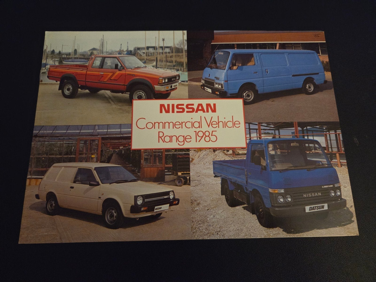Brochure Nissan Commercial Vehicles 1985 UK, Ophalen of Verzenden, Zo goed als nieuw, Nissan