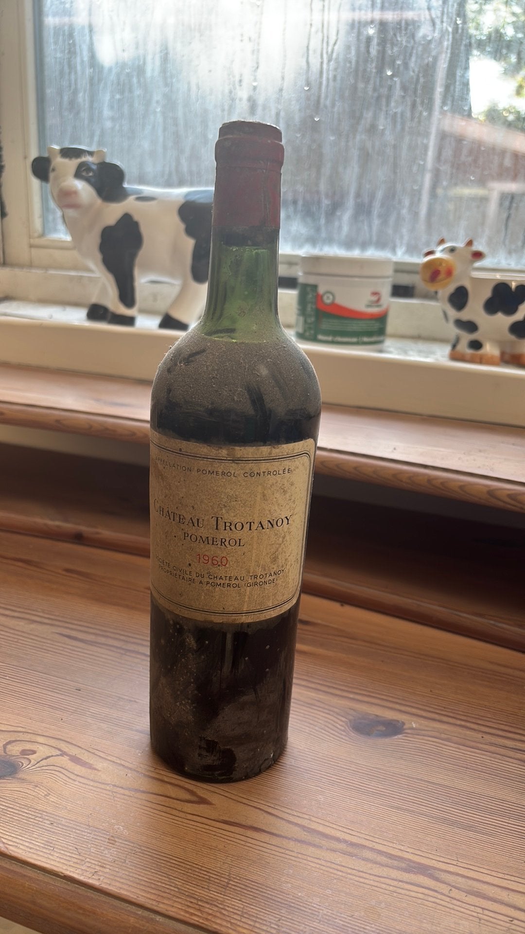 Wijn uit 1960, Ophalen, Zo goed als nieuw