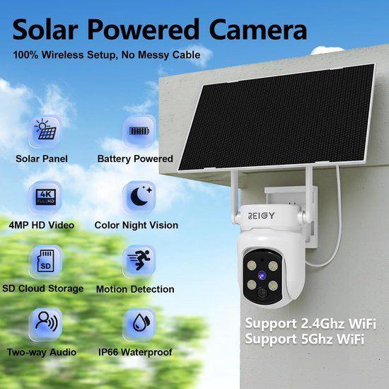 Draadloze Beveiligingscamera – Solar Camera – WiFi Camera, Corvance B.V., Verzenden, Nieuw, Corvancebol@gmail.com