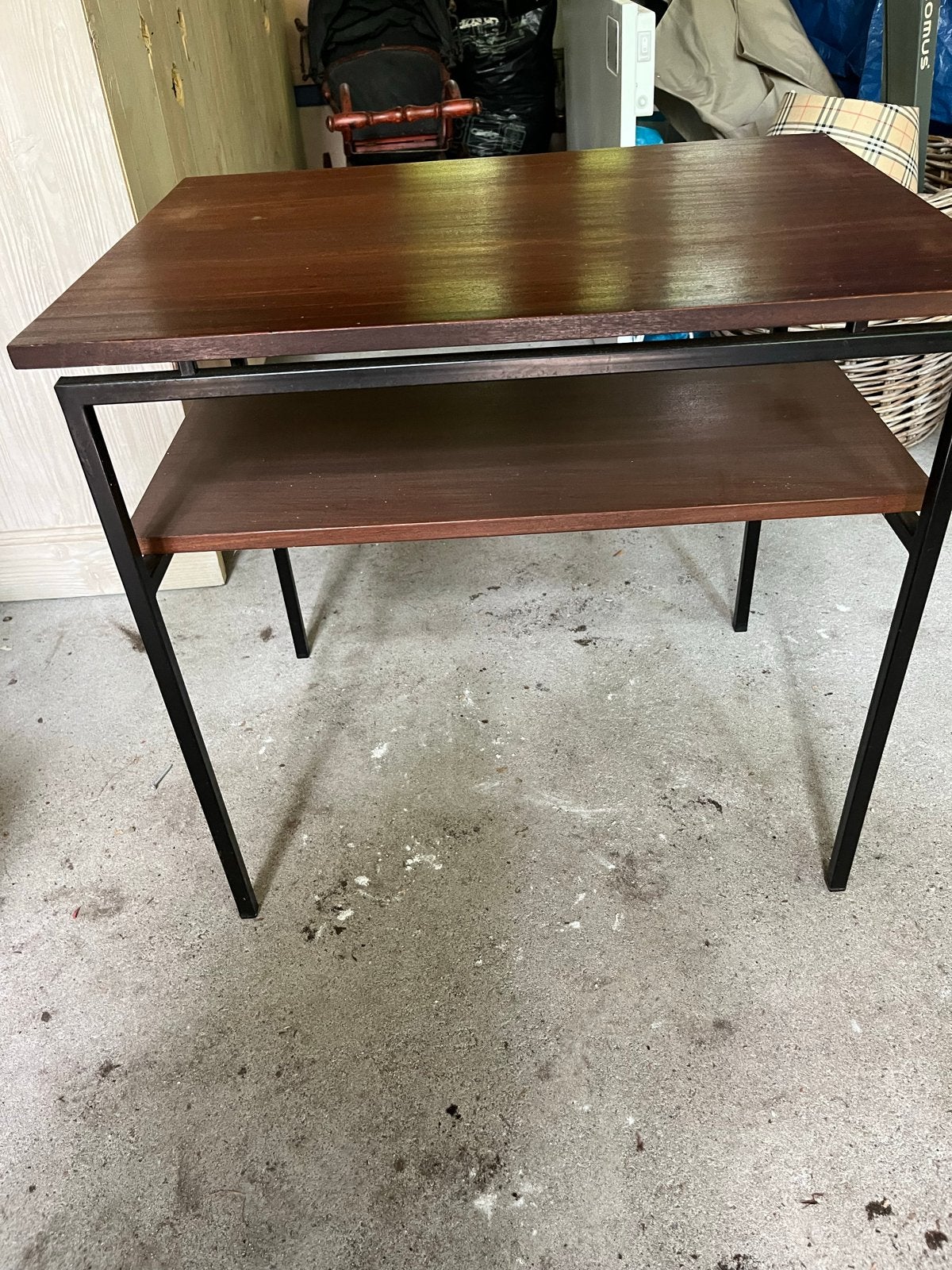Vintage bijzettafel/plantentafel jaren '60, compleet, Antiek en Kunst, Antiek | Meubels | Tafels, Ophalen