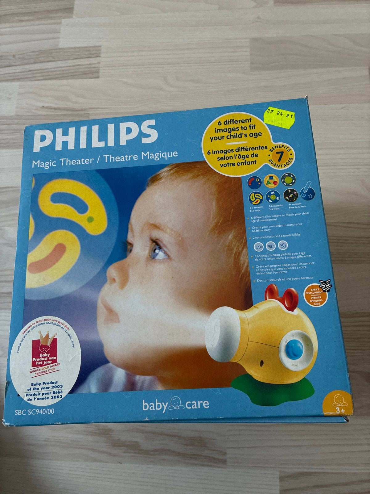 Philips Magic Theater Baby Care Projector, Ophalen of Verzenden, Zo goed als nieuw, Overige typen, Met licht