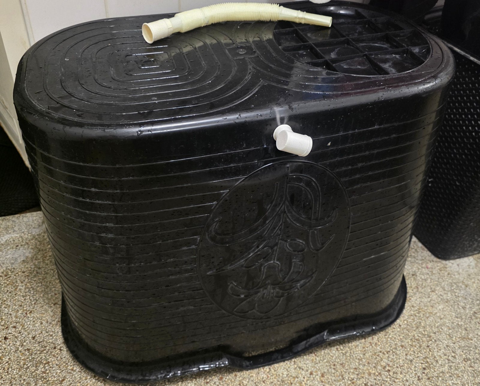 Bath Bucket /mobiele bad/zwart, Ophalen, Zo goed als nieuw, Met bad