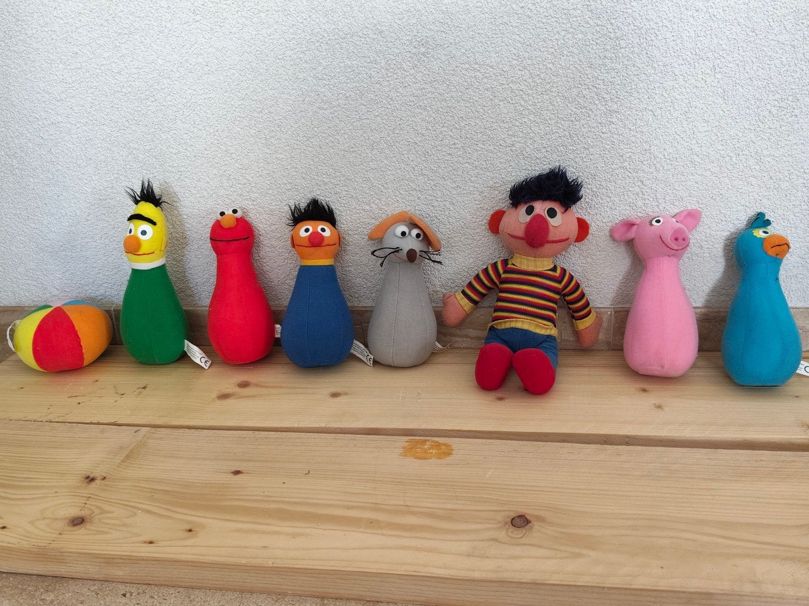 Sesamstraat knuffels en DVD - Ernie's Leugentje, Muis, Gebruikt, Overige merken, Overige karakters