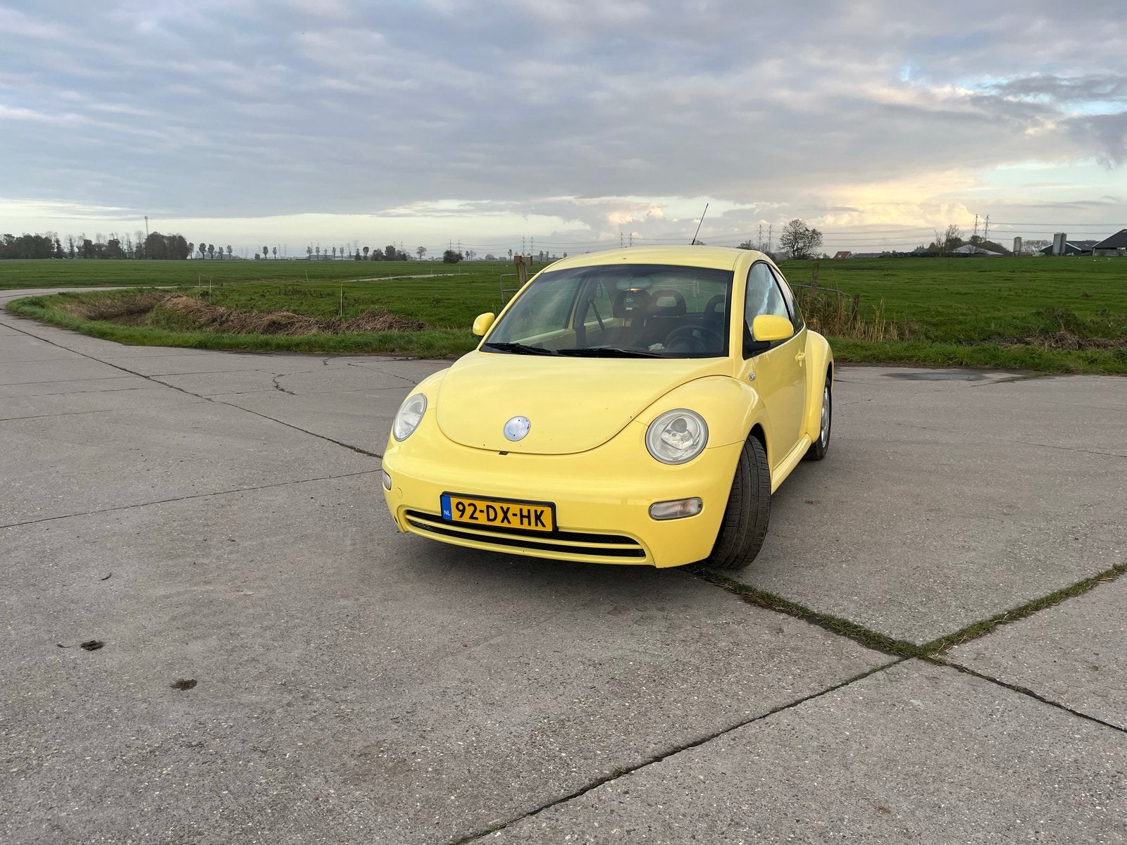 Volkswagen Beetle (Kever) 2.0 85KW 2000 Geel, Auto's, Voorwielaandrijving, 1203 kg, Beetle (Kever), 4 cilinders