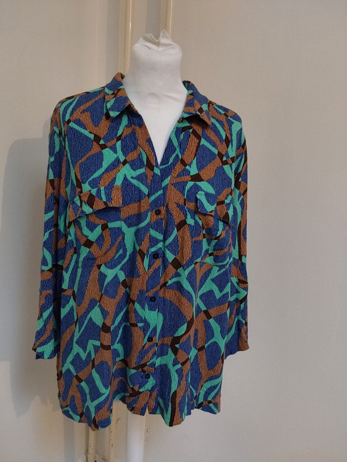 Prachtige blouse van Libelle maat 48, okselm 67cm, 100% visc, Libelle, Ophalen of Verzenden, Zo goed als nieuw