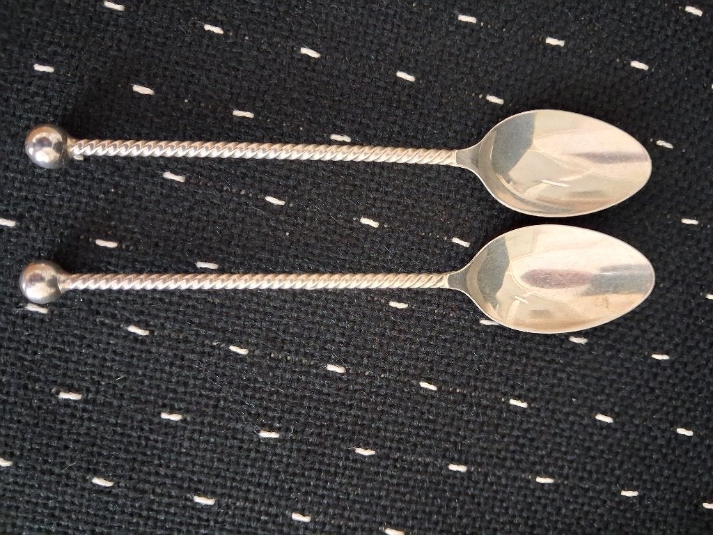 verzilverde apostel lepeltjes/verzilverde lepeltjes, Antiek en Kunst, Ophalen of Verzenden