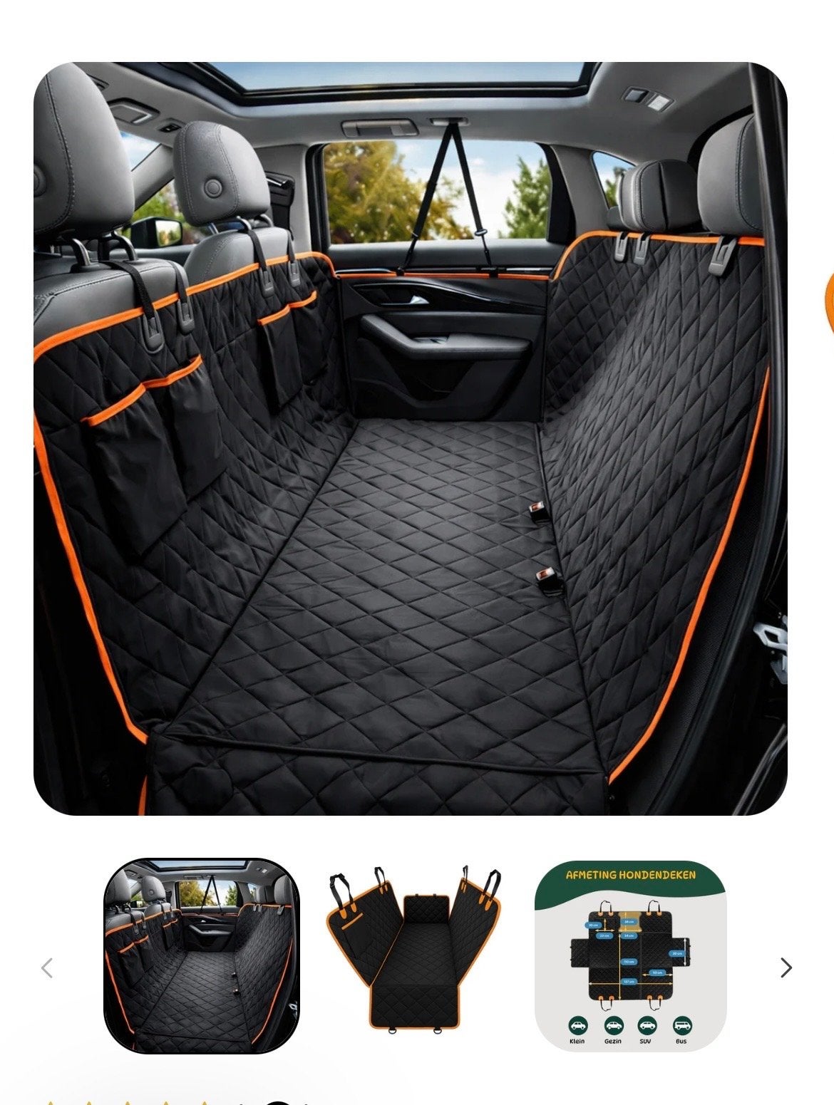 Hondenhoes Auto Achterbank - Bescherming & Comfort, Ophalen, Nieuw