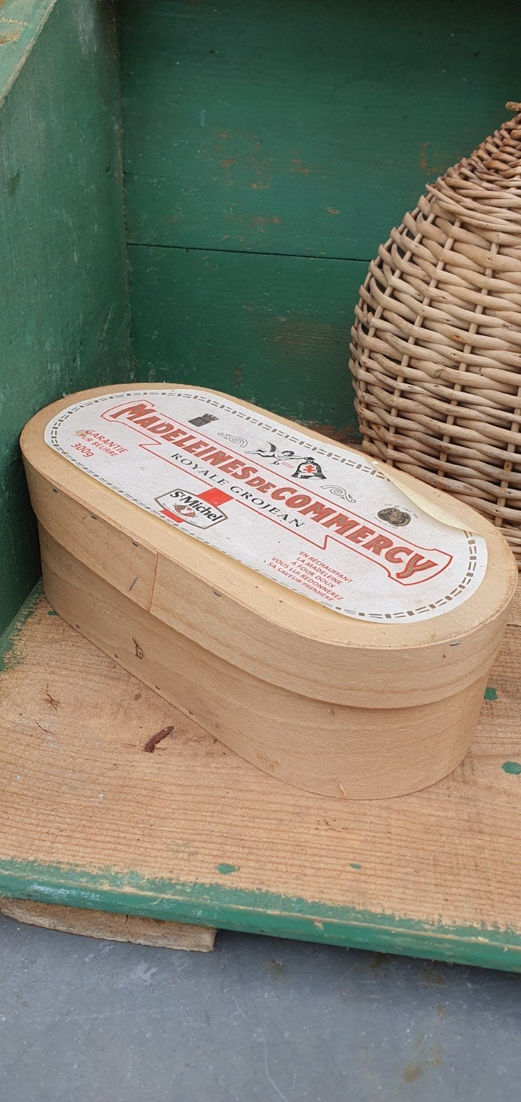 Franse spanen doos 'madeleines de Commercy ', Antiek en Kunst, Ophalen of Verzenden