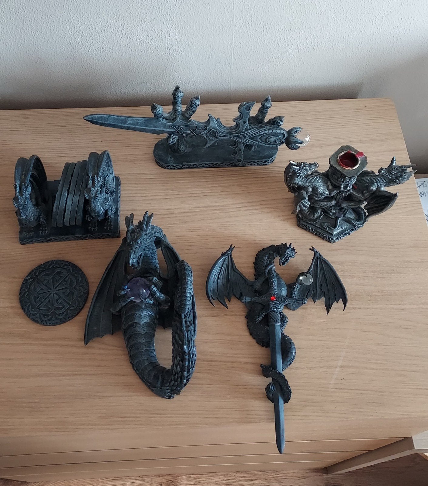 Prachtige verzameling draken en fantasy objecten, Ophalen, Zo goed als nieuw, Fantasy
