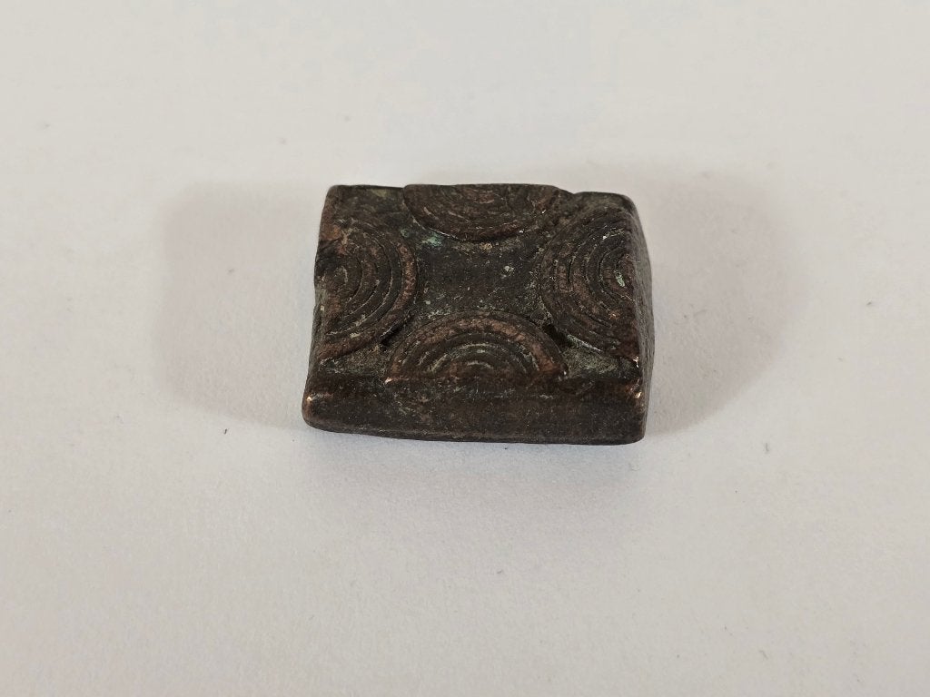 Goudgewicht #9, messing of brons, Akan, Ghana, 18e 19e eeuw, Ophalen of Verzenden