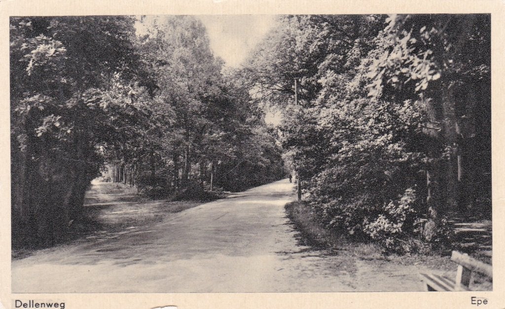 18598 Epe Dellenweg gelopen 1954 Gelderland Heerde Nunspeet, Verzenden, 1940 tot 1960, Gelopen, Gelderland