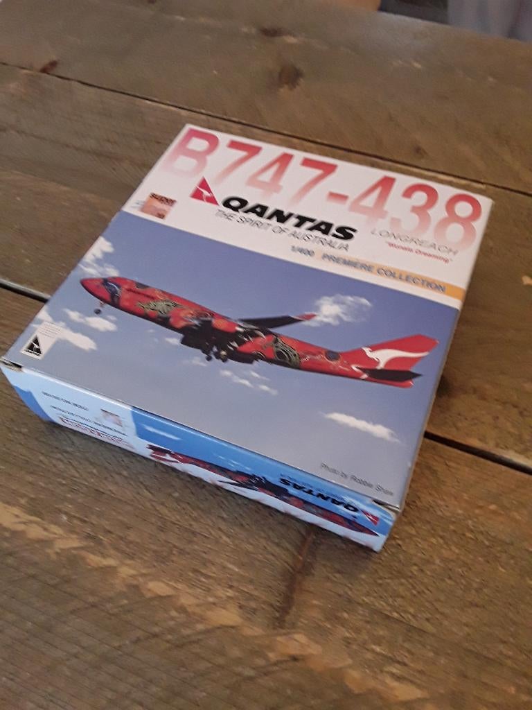 Qantas B747-438 'Wunala Dreaming', 1:400, nieuw, Ophalen of Verzenden, Nieuw, Schaalmodel