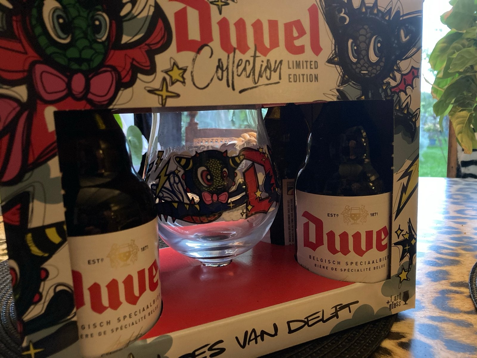 Duvel Collection Limited Edition Loes van Delft geschenkset, Ophalen, Nieuw, Flesje(s), Duvel