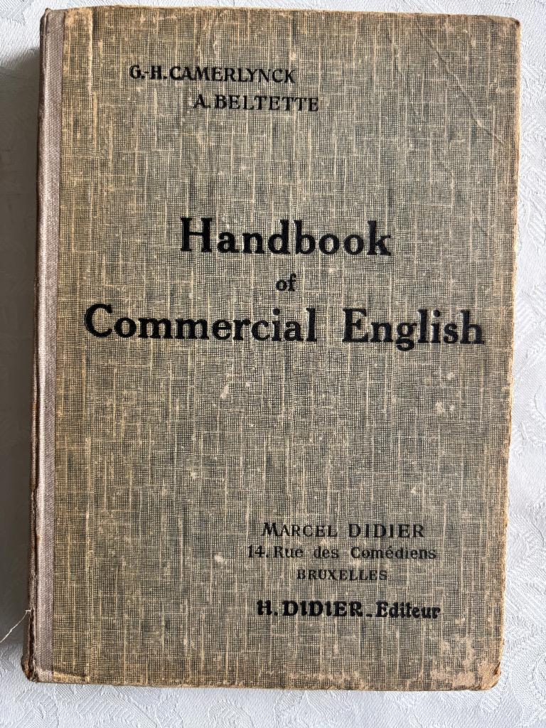 Handbook of Commercial English (1931), Antiek en Kunst, Curiosa en Brocante, Ophalen