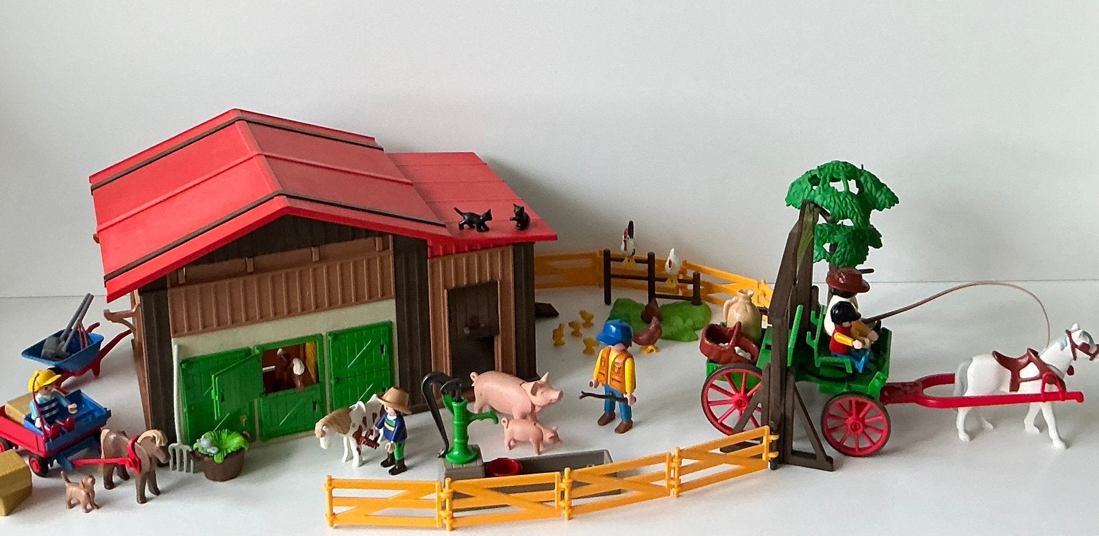 Playmobil 4060 pony boerderij, Gebruikt, Gebouw, Complete set, Ophalen of Verzenden