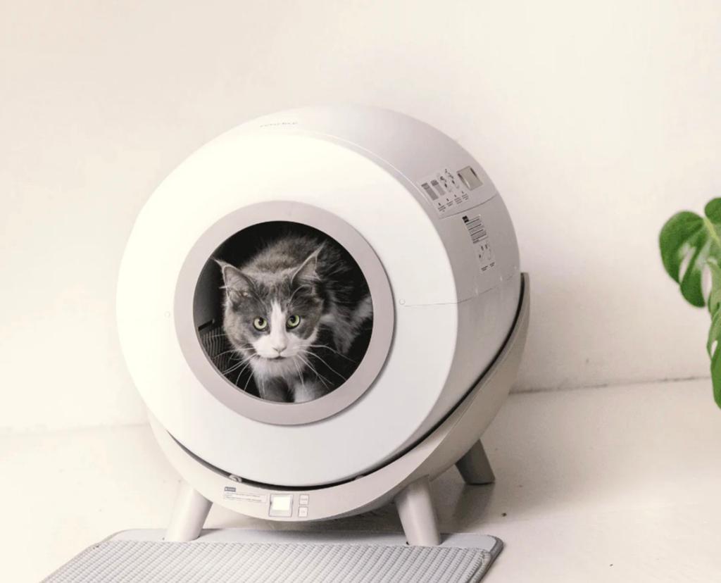 Elektrische kattenbak, Dieren en Toebehoren, Kattenbakken, Ophalen, Gebruikt