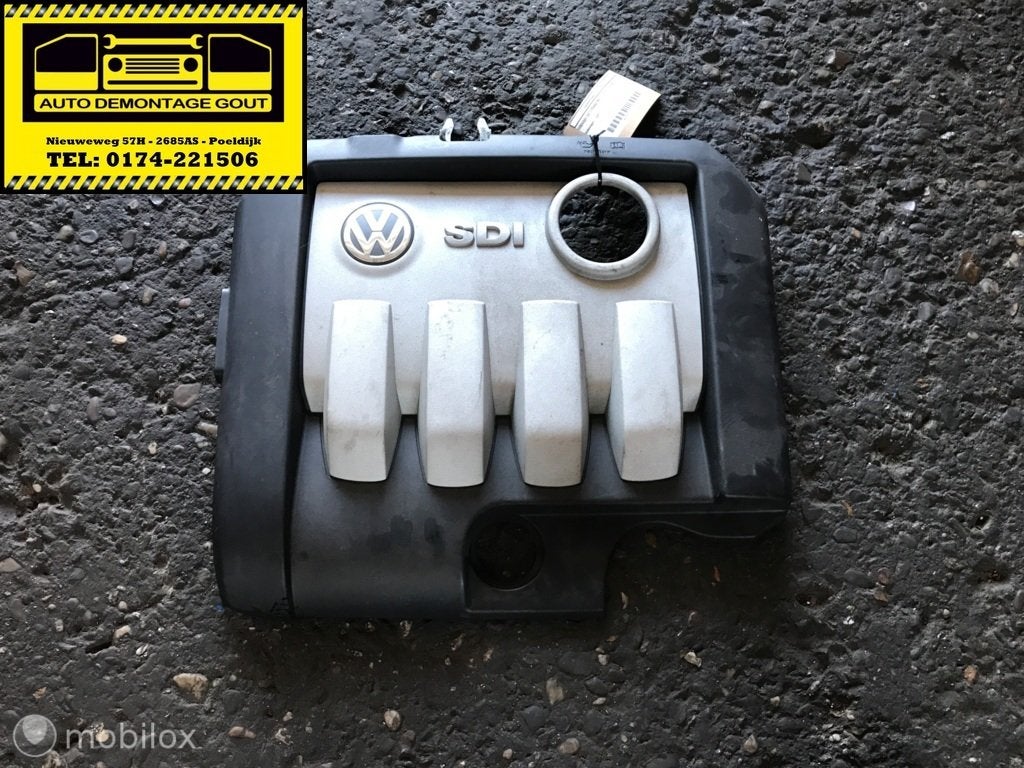Volkswagen Golf 5 Afdekkap Motor 2.0Sdi BDK 03G103925 AA, Gebruikt, Volkswagen, Ophalen of Verzenden, Volkswagen