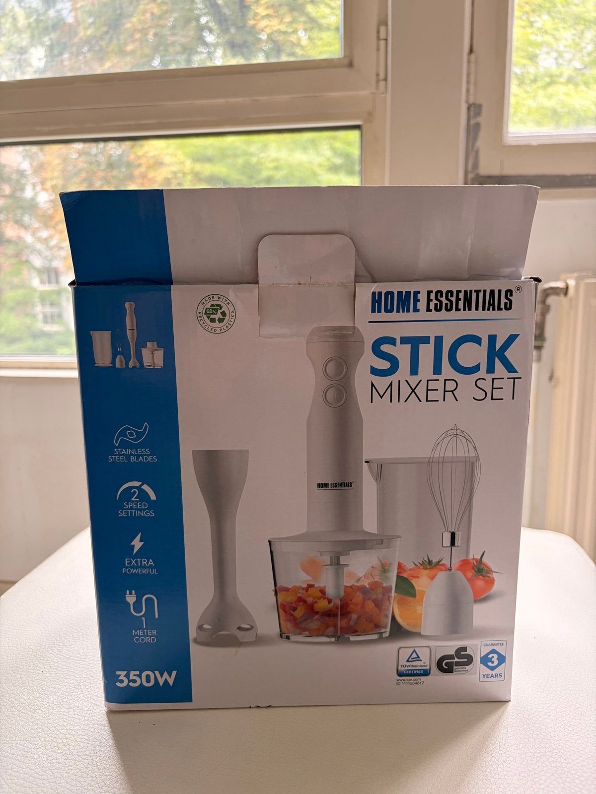 Home Essentials Stick Mixer Set - Mixer en Staafmixer, Ophalen, Zo goed als nieuw, Blender