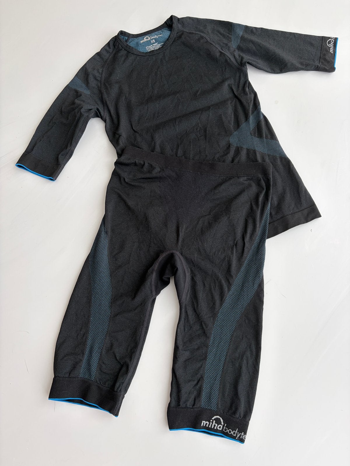 Miha Bodytec sportkleding set - XS, Kleding | Dames, Sportkleding, Zwart, Ophalen of Verzenden, Maat 34 (XS) of kleiner, Fitness of Aerobics
