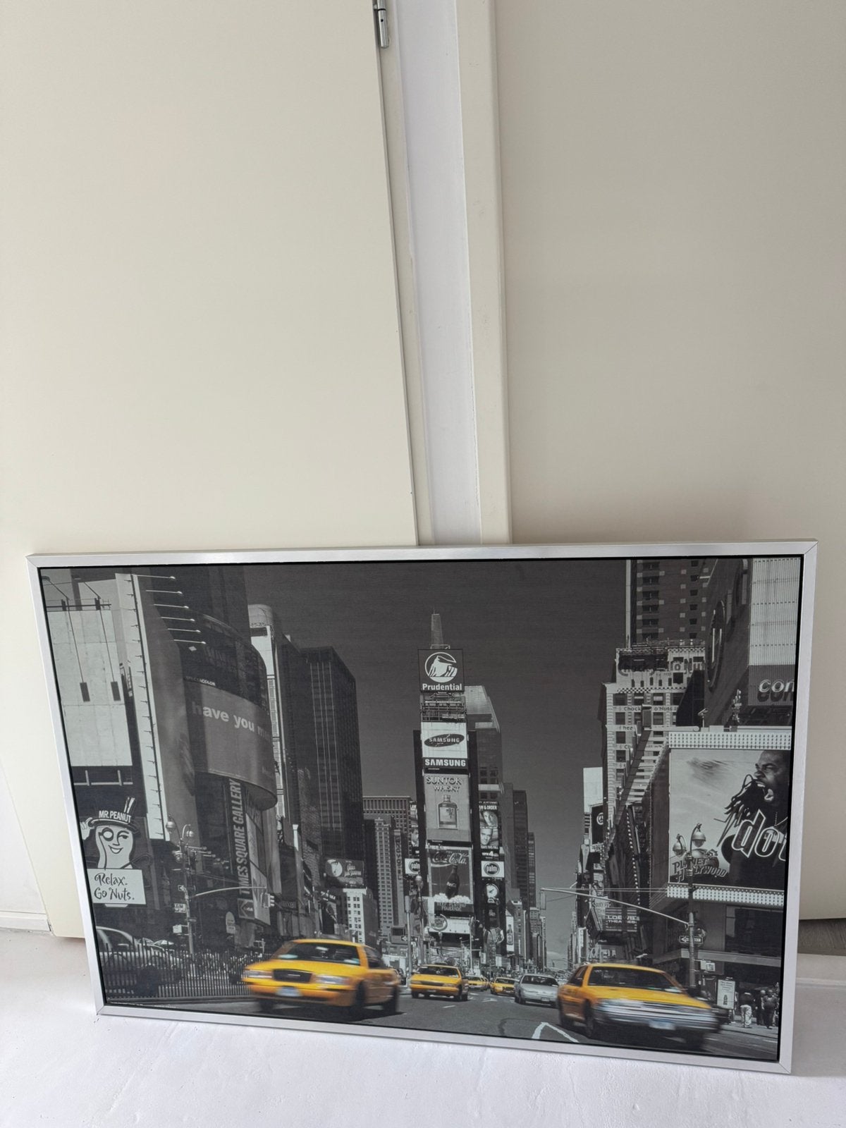 New york schilderij, Ophalen, 125 cm of meer, Zo goed als nieuw, Schilderij