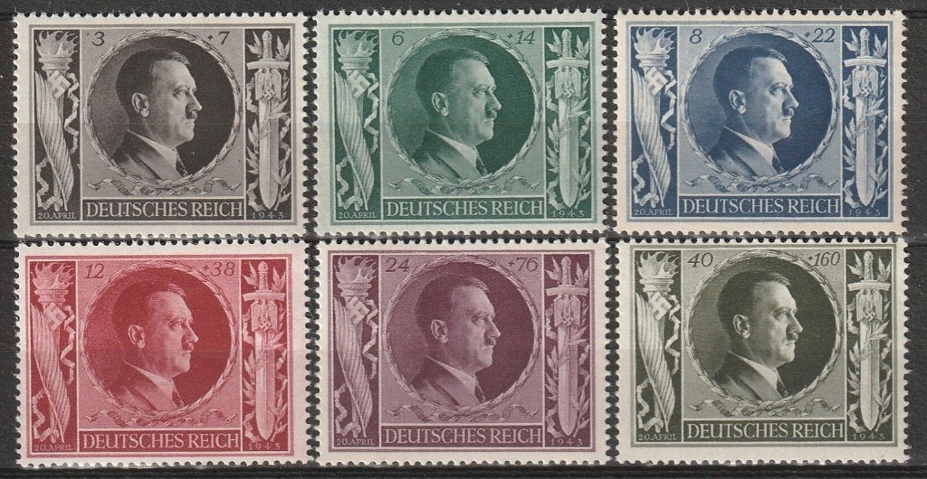 Duitse Rijk Minr 844/9 postfris, Ophalen of Verzenden, Duitse Keizerrijk, Postfris