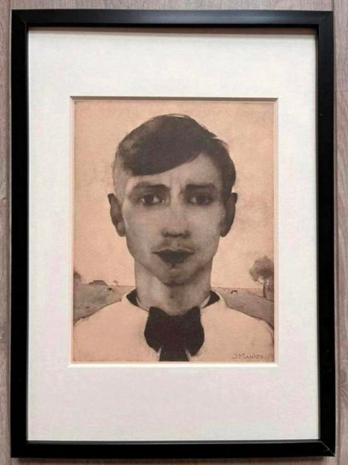 Jan Mankes 1889-1920 / Heliogravure Zelfportret 1923, Antiek en Kunst, Kunst | Etsen en Gravures, Gravure, Origineel, 1900 - 1949