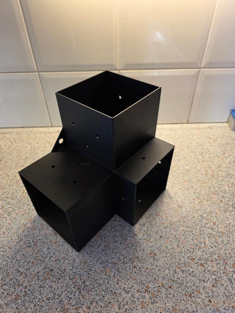 Douglas balkverbinding hoek voor balken 14.3 cm. Totaal 4 st, Ophalen of Verzenden, Nieuw, IJzer, Overige typen