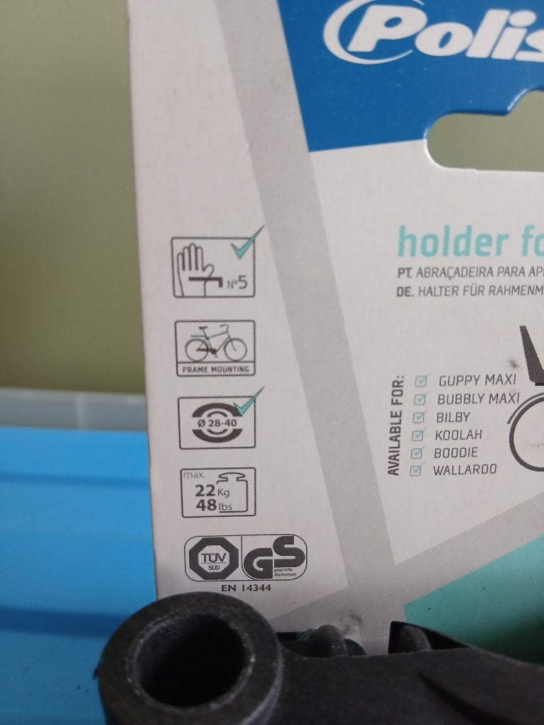 polisport bevestiging fietszitje, Fietsen en Brommers, Ophalen, Nieuw, 1 kind, Overige merken