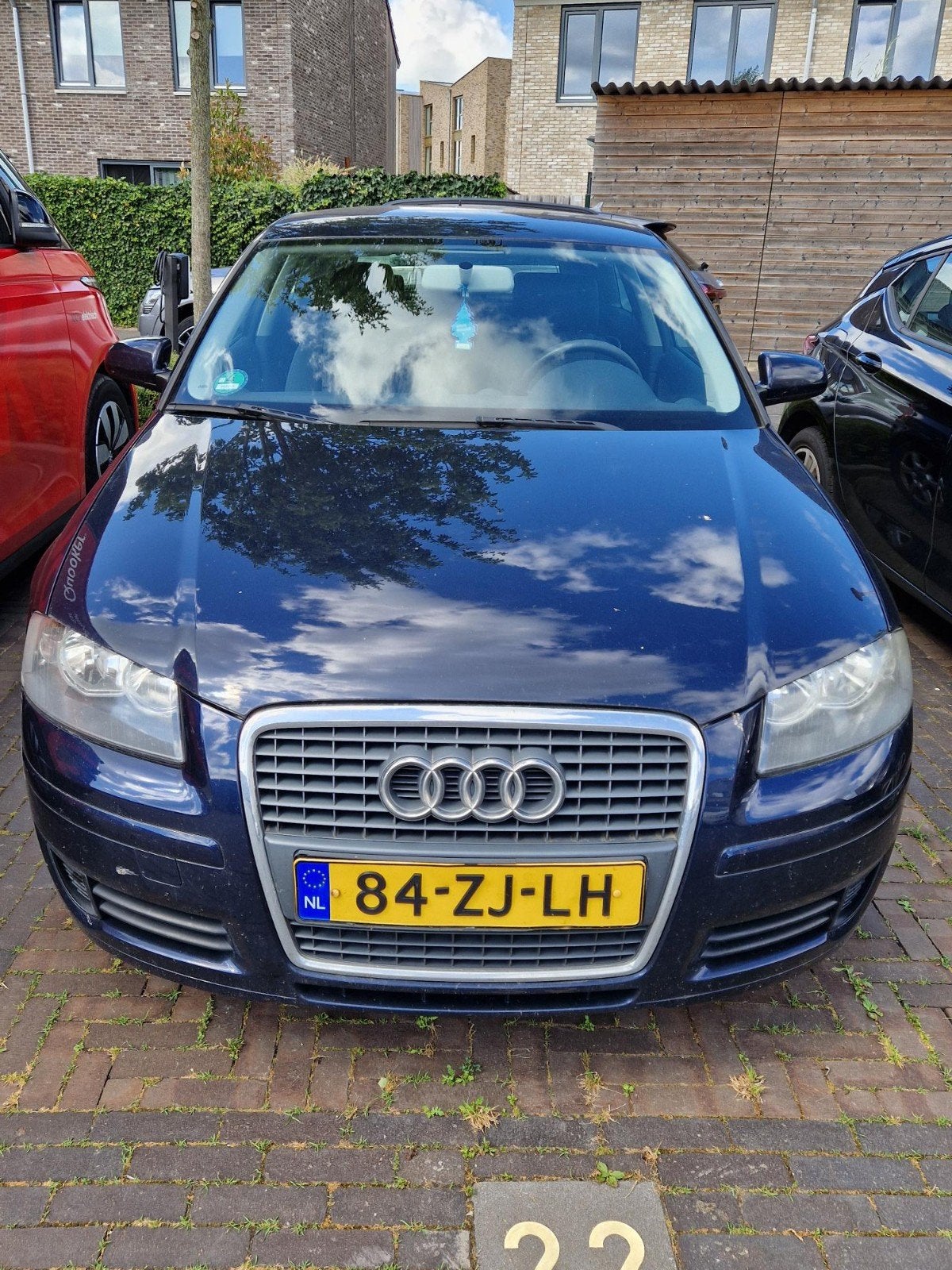 Audi A3 1.6 75KW 3D 2008 Blauw, Voorwielaandrijving, 4 cilinders, Blauw, 1200 kg