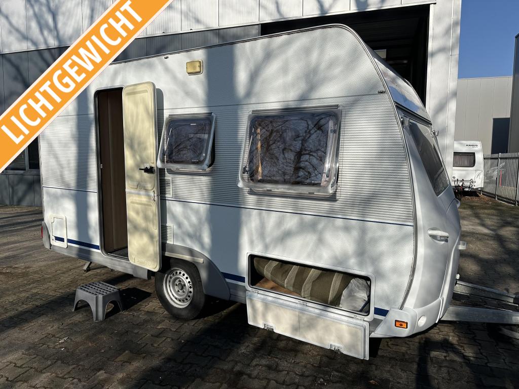 Dethleffs Camper Family 430 T LICHTGEWICHT - VOORTENT - NET!, Caravans en Kamperen, Caravans, Standaardzit, Bedrijf, Tot en met 4