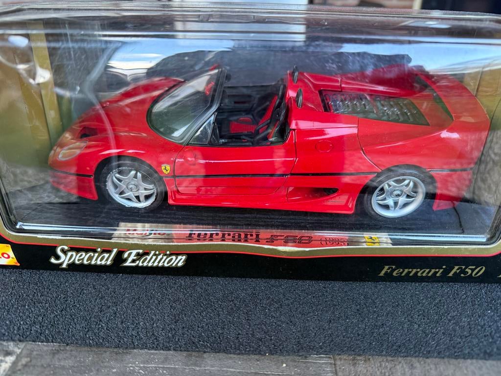 Maisto Ferrari F50 1:18, Hobby en Vrije tijd, Modelauto's | 1:18, Ophalen of Verzenden, Zo goed als nieuw, Auto, Maisto