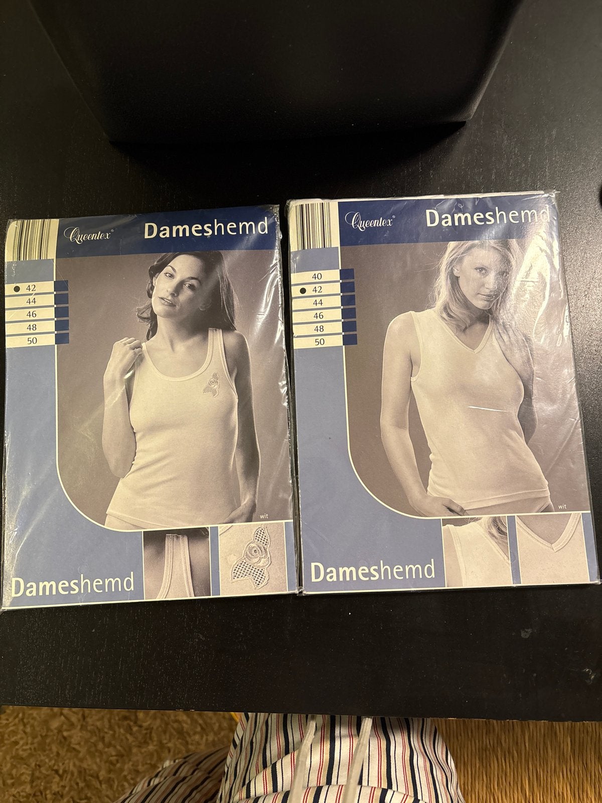 Queentex Dameshemd - 100% katoen, supergekamd, Kleding | Dames, Ondergoed en Lingerie, Ophalen, Wit, Hemd