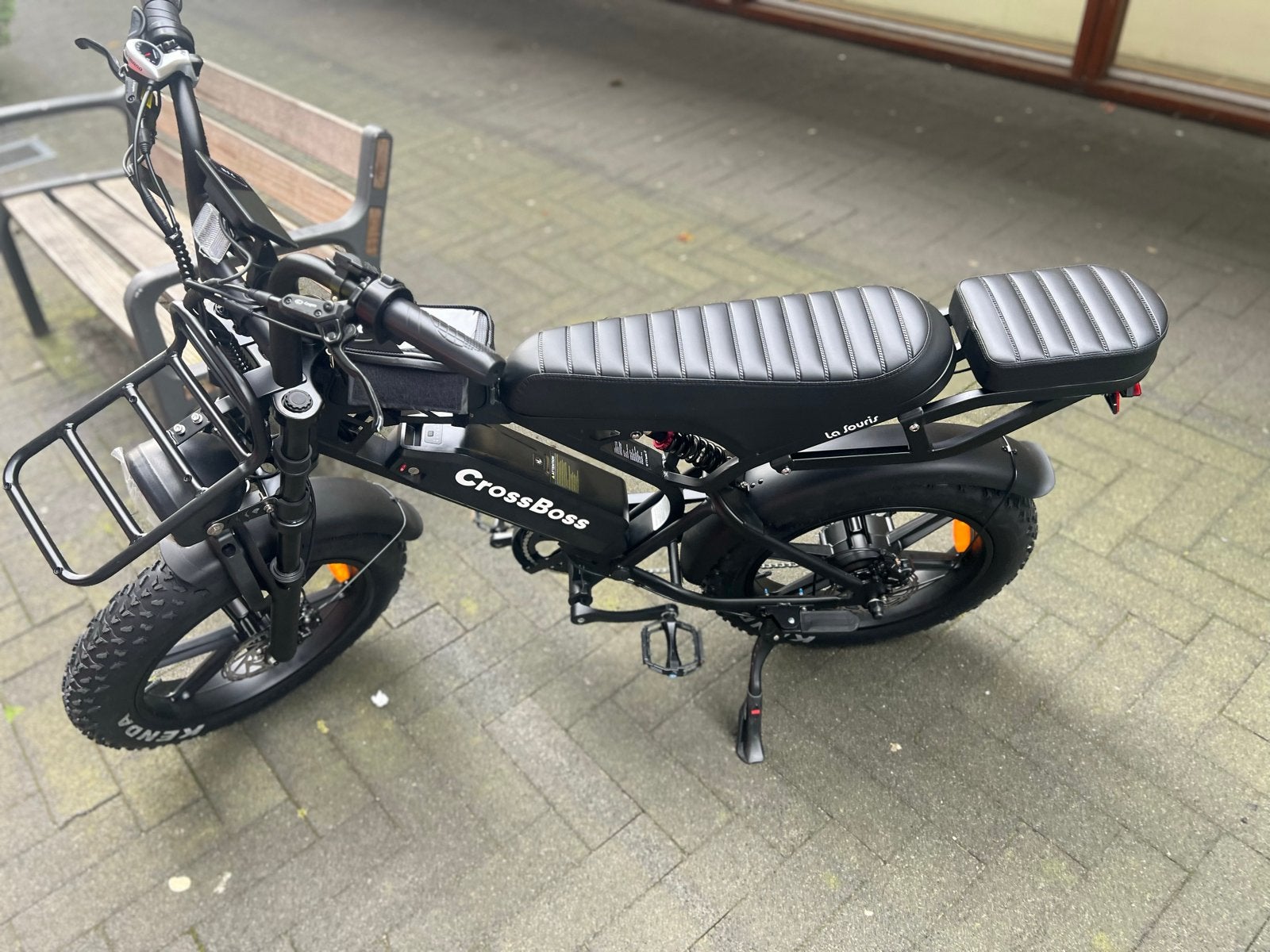 Foto 4 van V20 PRO Fatbike met achter zitje. ZO GOED ALS NIEUW!