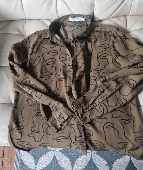 Bruine Costes blouse maat M, Ophalen of Verzenden, Zo goed als nieuw, Bruin
