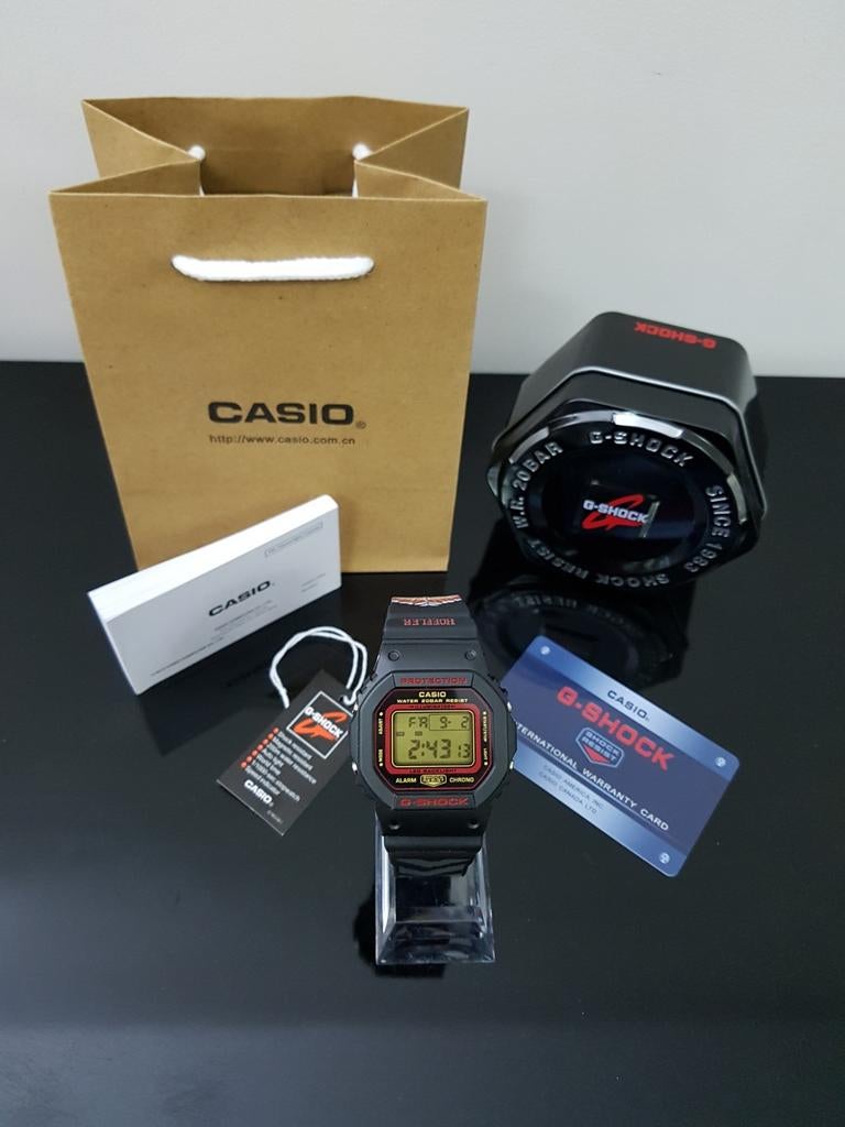 G-Shock DW-5600KH-1, Casio G-Shock, Zwart, Nieuw, Ophalen of Verzenden