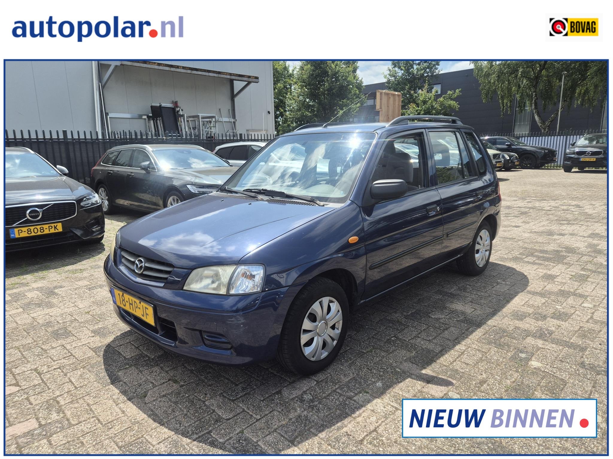 Mazda Demio 1.5 Exclusive Automaat/Trekhaak/Airco etc., Auto's, Mazda, Blauw, Origineel Nederlands, Bedrijf, 75 pk