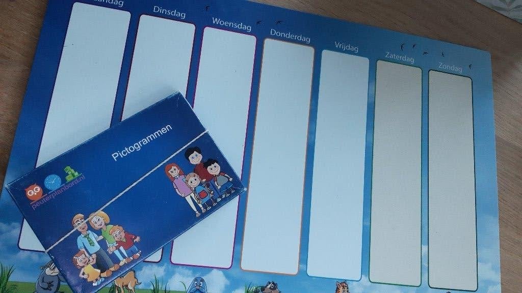 Planbord kind magnetisch, Ophalen, Gebruikt