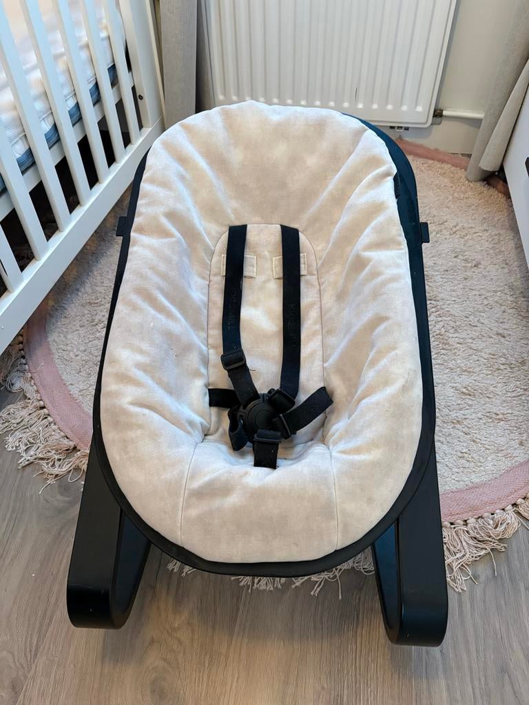 Kidsmill wipper voor meegroeistoel - crème bekleding, Ophalen, Zo goed als nieuw, Meegroeistoel, Gordel(s)