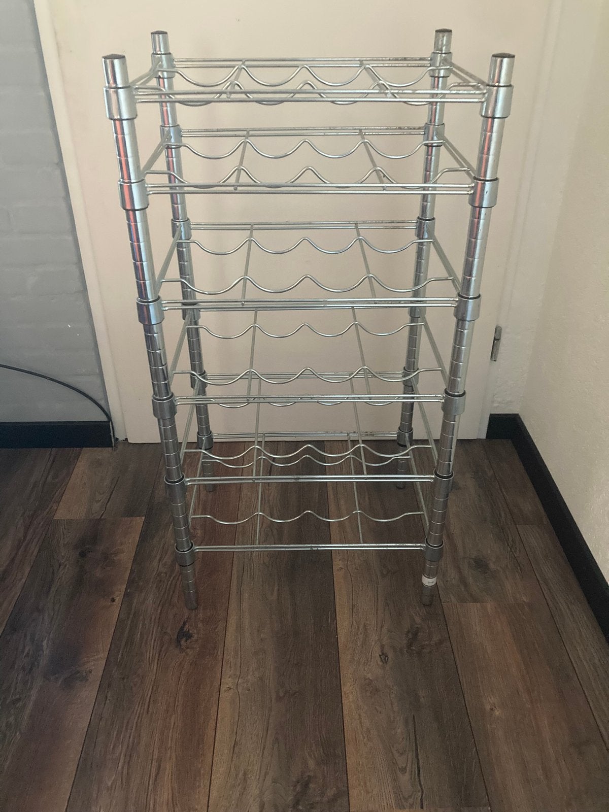 Wijnrek, Huis en Inrichting, Woonaccessoires | Wijnrekken, Ophalen, Gebruikt, Metaal
