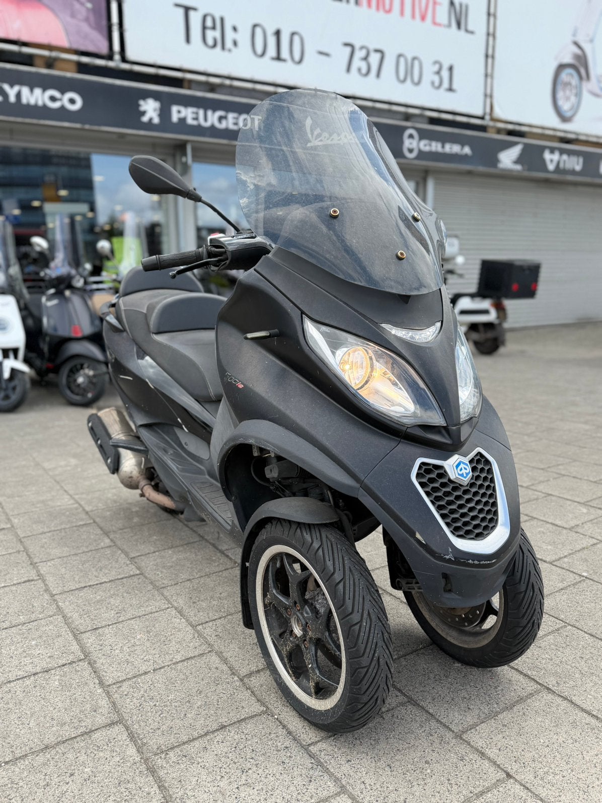 Piaggio MP3 500 ABS/ASR 2015 | 22.512 km | Rijdt goed, Motoren, Motoren | Piaggio, Sport, Automaat, 1 cilinder, LED Verlichting