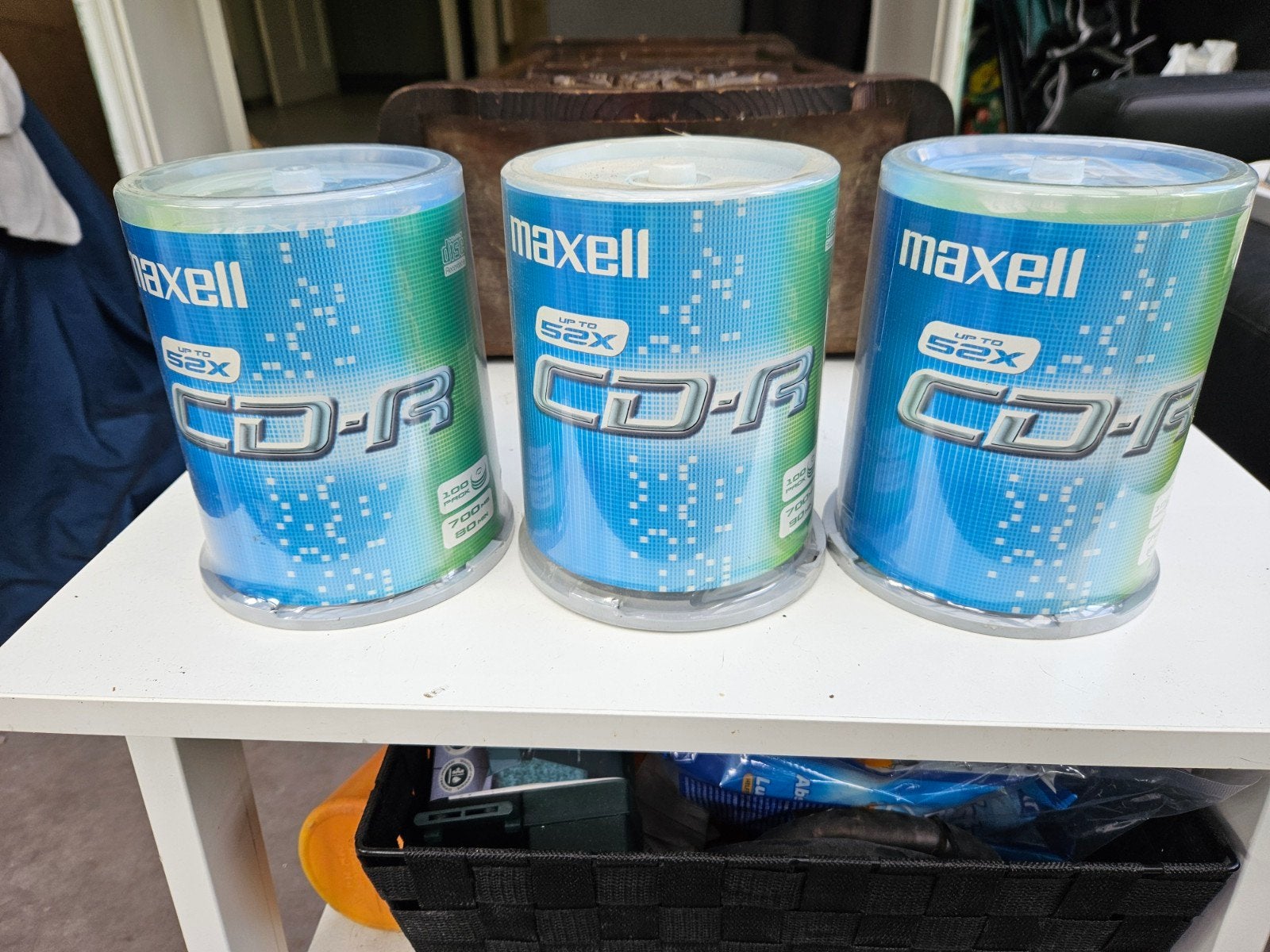 Maxell CD-R schijven op spindel (2x 100 stuks) - NIEUW!, Op spindel, Cd, Nieuw, Ophalen of Verzenden