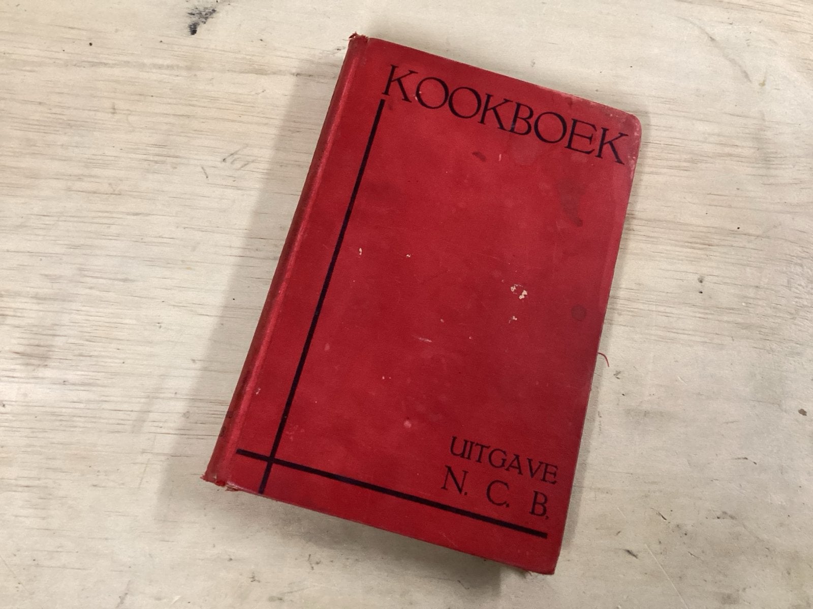Kookboek N.C.B. - Tweede Druk (1938) vintage !, Boeken, Verzenden, Gelezen, Nederland en België, Overige typen
