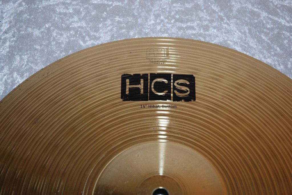 Meinl HCS hihat bekkens 840/1089gr 14 inch  <26261041>, Muziek en Instrumenten, Gebruikt, ., Drums of Percussie, Ophalen of Verzenden