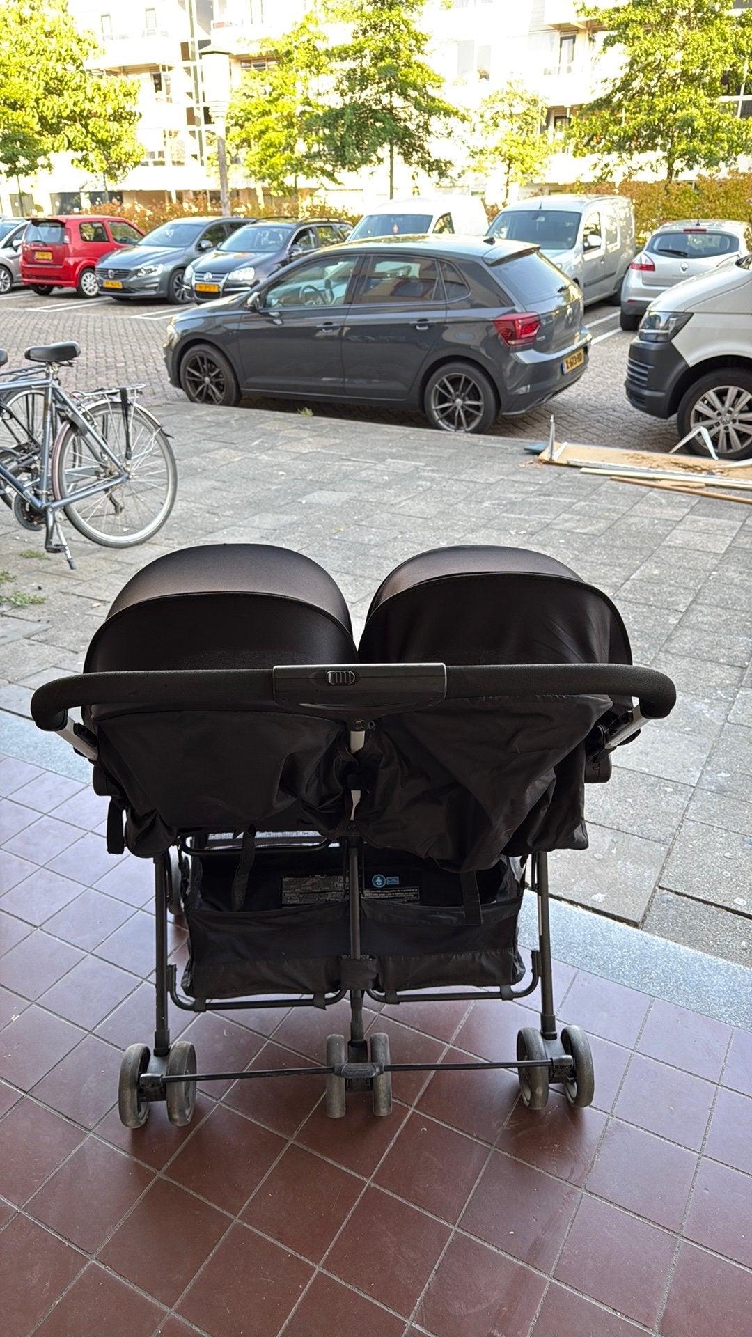 Chiccco tweeling wagen, Ophalen, Zo goed als nieuw, Kinderwagen of Buggy