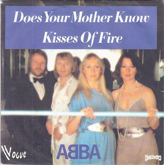ABBA - does your mother know  (1979/ france), Cd's en Dvd's, Vinyl Singles, Fotohoes, Ophalen of Verzenden, Gebruikt, Pop