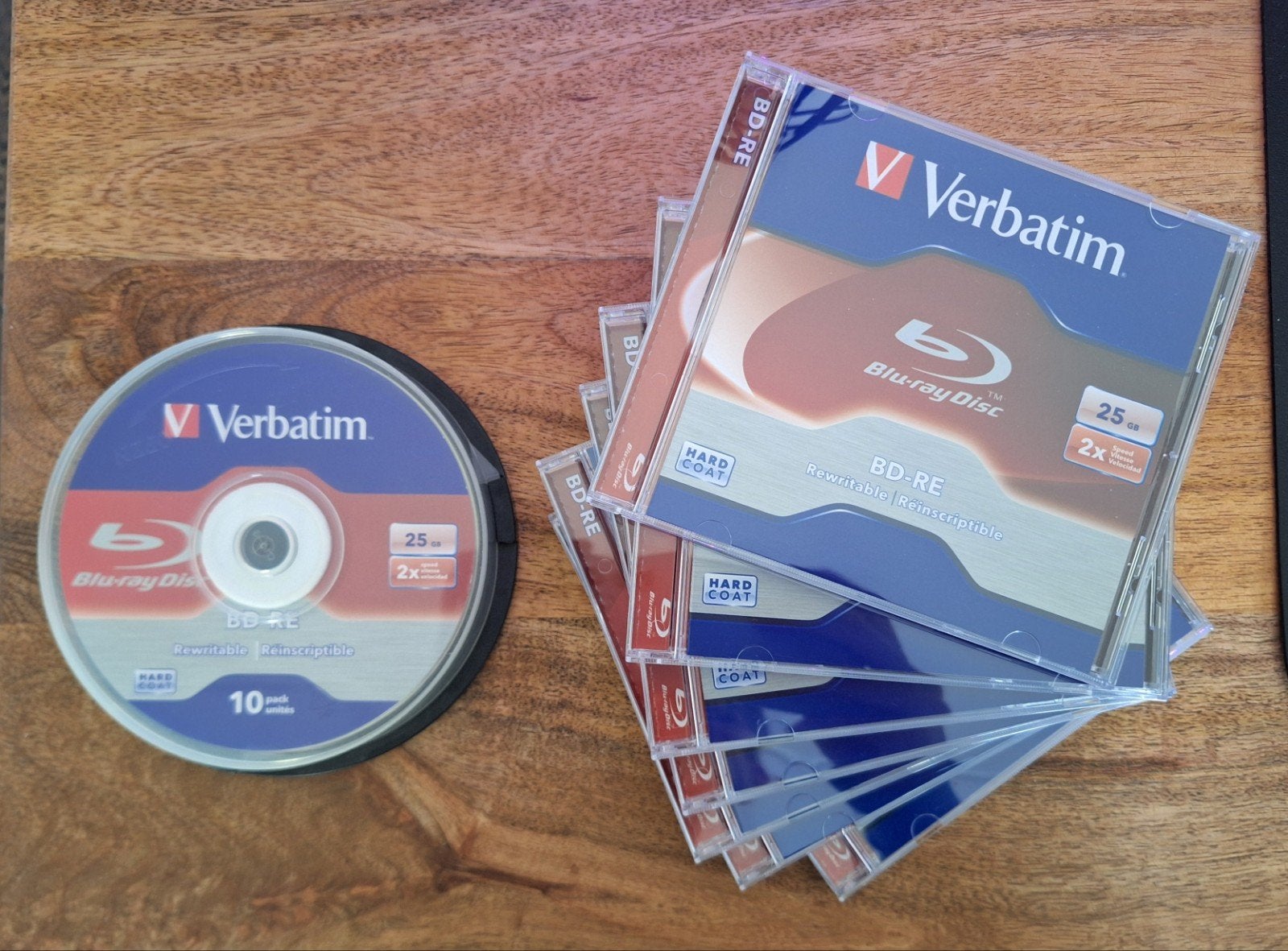 Verbatim BD-RE 25GB Rewritable Blu-ray Discs, Computers en Software, Ophalen, Herschrijfbaar, Zo goed als nieuw, Blu-ray